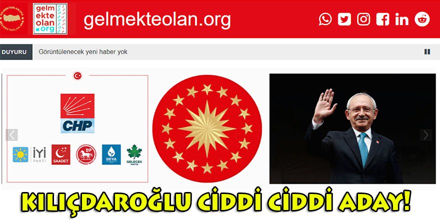 Son dakika: Kılıçdaroğlu, ciddi ciddi CB adayı! YSK'nın seçim tarihi açıklamasını bekliyor...