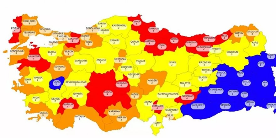 Sağlık Bakanlığı'nın haritasında riskli illerin sayısı 48'e çıktı: 'Asıl artış 1-2 hafta sonra'