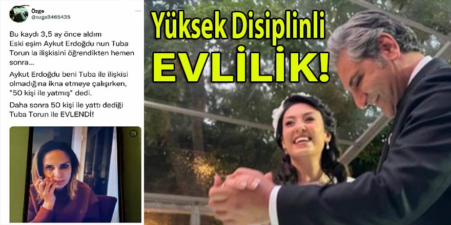 CHP'li Aykut Erdoğdu; eski eşinin açıkladığı konuşma kaydının ardından hastaneye kaldırılan yeni eşi Tuba Torun'dan özür diledi