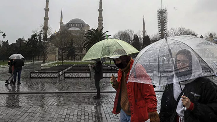 İstanbul'un kuzey kesimleri ve Anadolu Yakası'na şiddetli yağış uyarsı