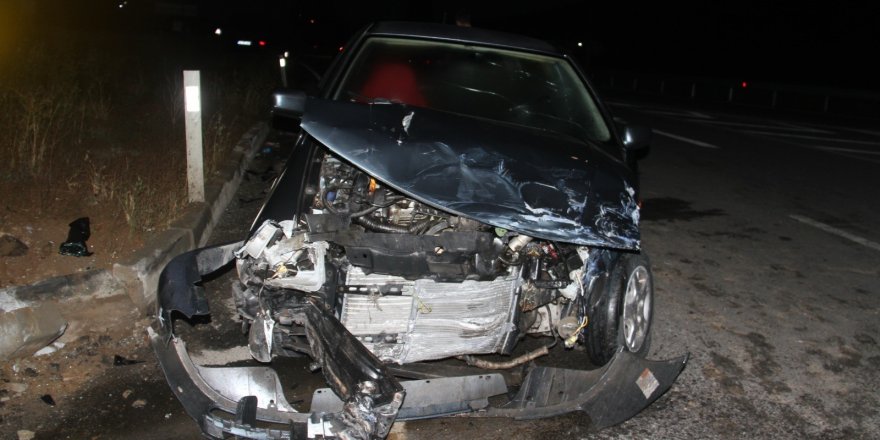 Konya’da minibüsle otomobil çarpıştı: 7 yaralı