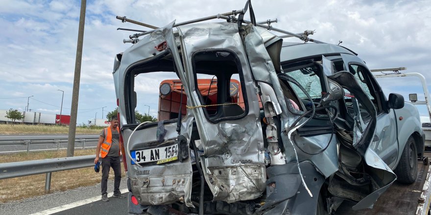 Tekirdağ’da feci kaza: 3 ölü, 5 yaralı