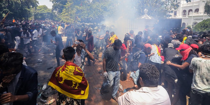 Sri Lanka’daki protestoda 75 kişi yaralandı