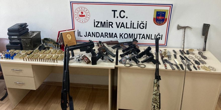 İzmir'de silah kaçakçılığı operasyonunda yakalanan şüpheli tutuklandı