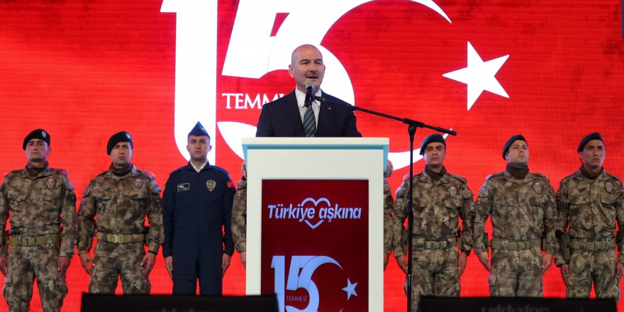 Bakan Soylu: " Son FETÖ’cüyü adalet önüne çıkarana kadar da mücadelemiz bitmeyecektir”