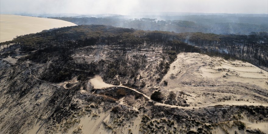 Fransa'da orman yangınları: 20 bin 800 hektar alan küle döndü