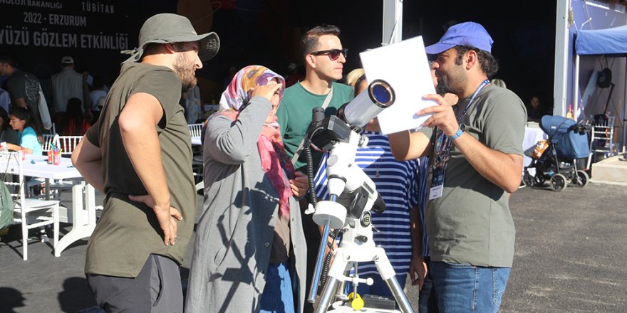 Erzurum'da 3 gün sürecek gökyüzü gözlem etkinliği başladı