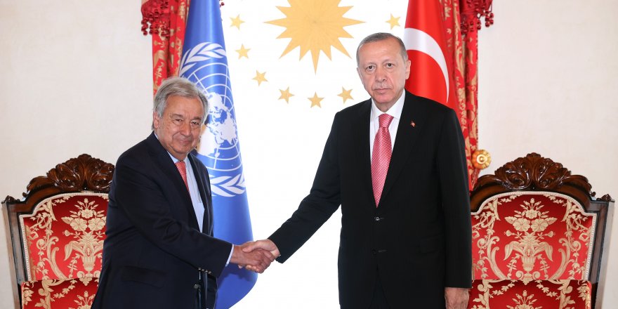 BM Genel Sekreteri Guterres'ten tarihi anlaşmada Türkiye ve Cumhurbaşkanı Erdoğan’a teşekkür