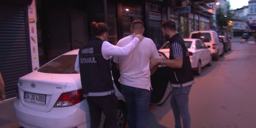 İstanbul'da uyuşturucu tacirlerine yönelik narkotik operasyonu