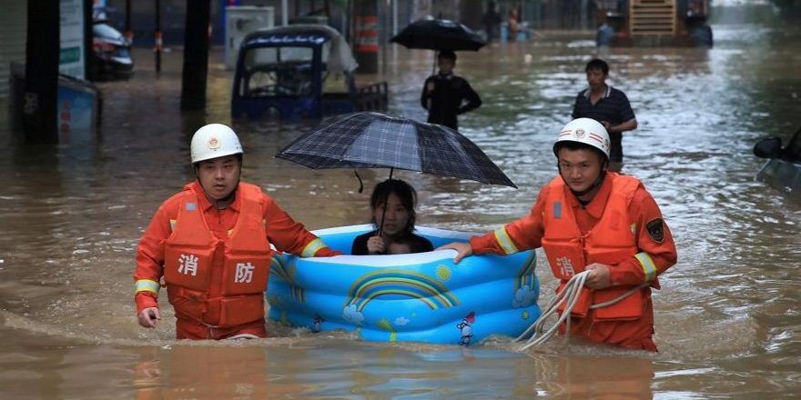 Çin'de selde 16 kişi öldü, 36 kişi kayıp