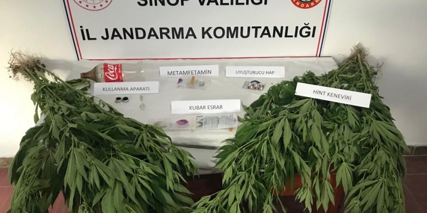 Sinop’ta uyuşturucu operasyonunda 5 kişi yakalandı