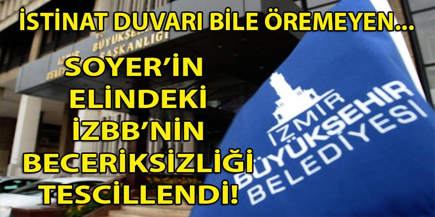 İzmir Büyükşehir'in beceriksizliğini Bornova Belediyesi tescilledi!