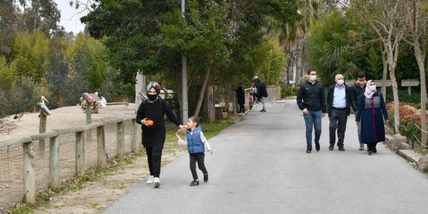 Pandeminin stresini Doğal Yaşam Parkı'nda attılar