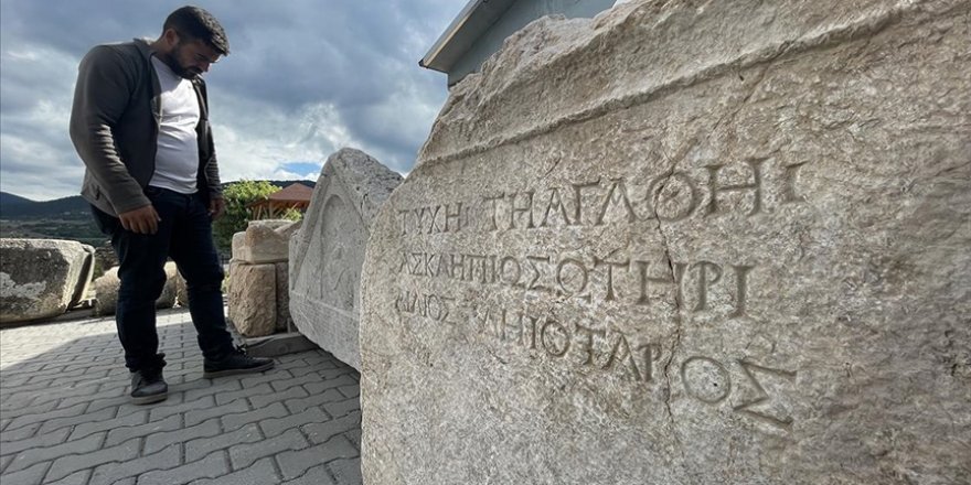 Hadrianaupolis'te 'Asklepios' varlığına işaret eden 1800 yıllık yazıt bulundu
