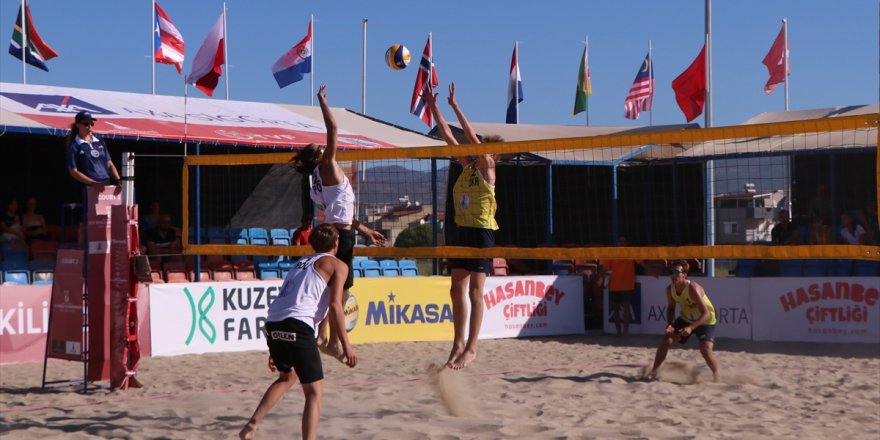 19 Yaş Altı Dünya Plaj Voleybolu Şampiyonası, İzmir'de başladı