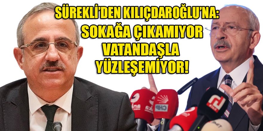 AK Parti İl Başkanı Sürekli, Kılıçdaroğlu'na "İzmir" eleştirisi