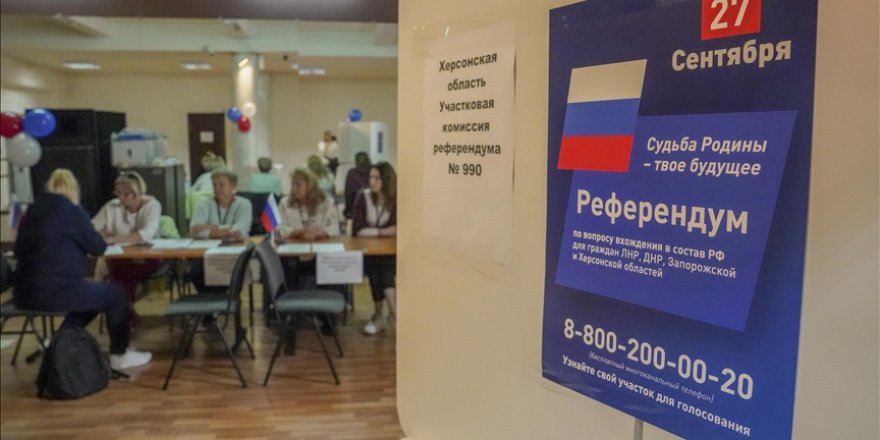 Kremlin: Ukrayna’da referandum yapılan dört bölge 30 Eylül'de törenle Rusya’ya katılacak