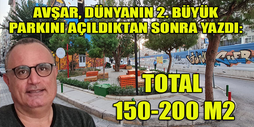 Karşıyaka belediyesinin zeminde 150-200 M2'ye oturan park açılışı sosyal medyaya düştü!