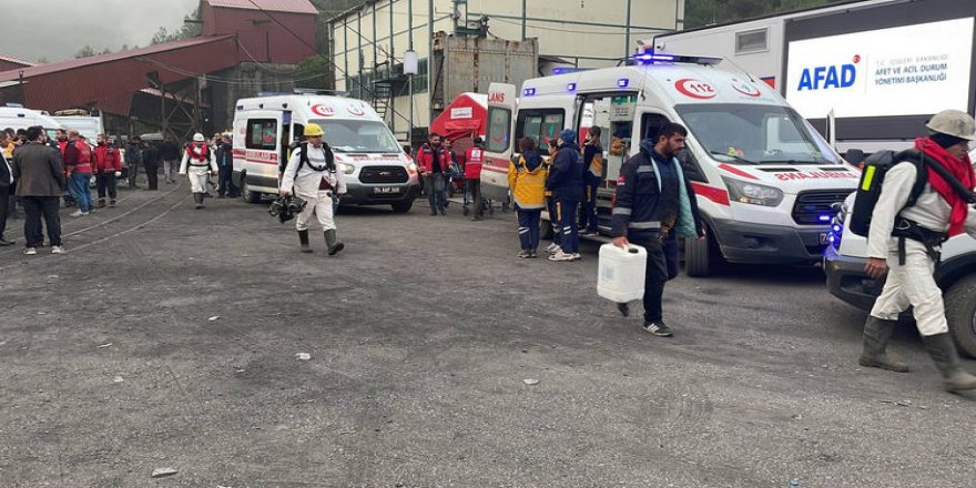 Amasra'da patlama yaşanan maden ocağındaki arama kurtarma çalışmaları sürüyor