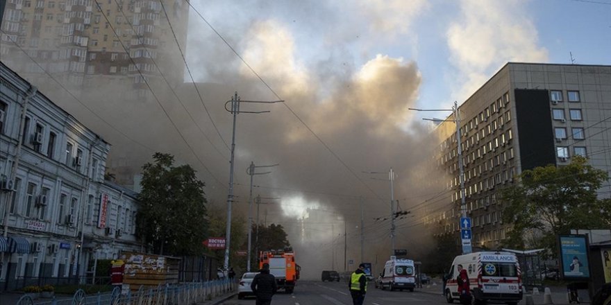 Ukrayna'nın başkenti Kiev'e insansız hava araçlarıyla saldırılar düzenleniyor