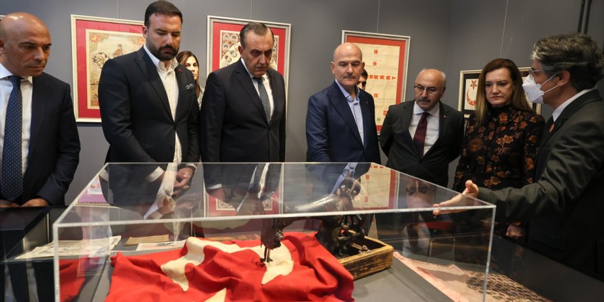 İçişleri Bakanı Soylu, Bayrakbilim ve Türk Bayrakları Müzesini ziyaret etti