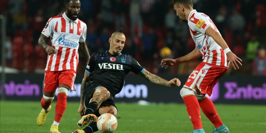 Trabzonspor, Sırbistan temsilcisi Kızılyıldız'a 2-1 mağlup oldu