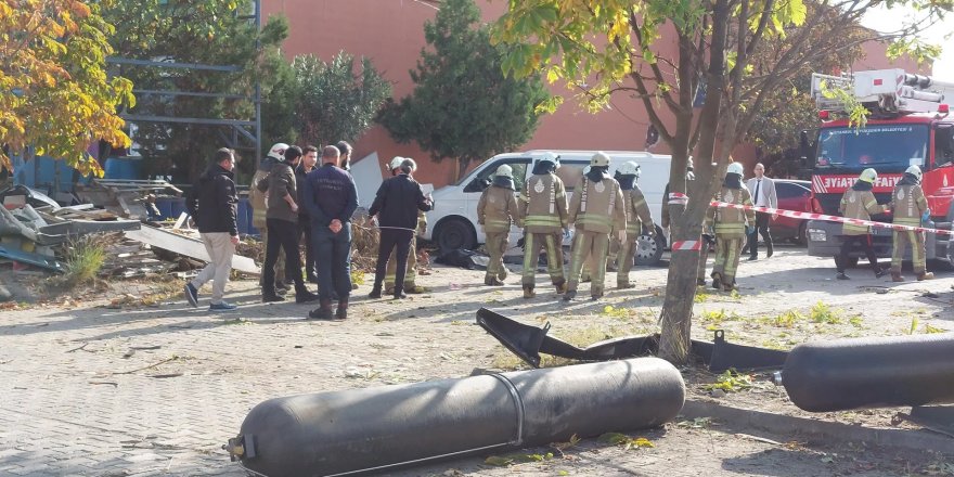 Esenler'de oto sanayi sitesinde patlama: 1 kişi hayatını kaybetti
