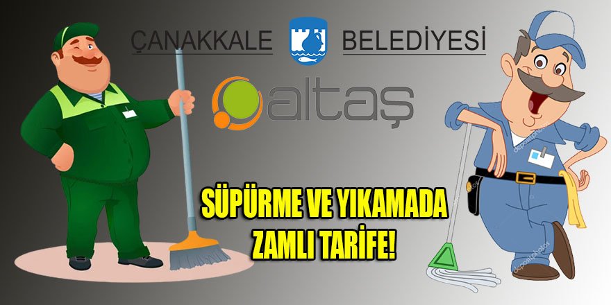 ALTAŞ'ta olmasa Çanakkale'nin caddelerini sokaklarını kim süpürüp yıkayacak?