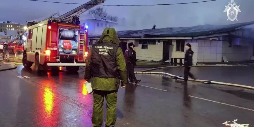 Rusya'da kafe yangını: 13 ölü