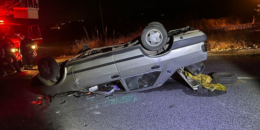 Aydın'da trafik kazasında 1'i ağır 2 kişi yaralandı