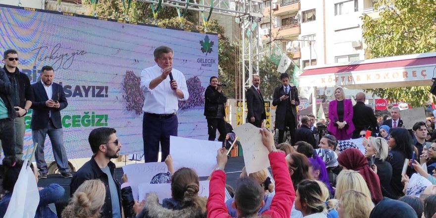 Gelecek Partisi Genel Başkanı Davutoğlu, Manisa'da konuştu