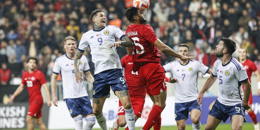 A Milli Futbol Takımı, özel maçta İskoçya'yı 2-1 yendi