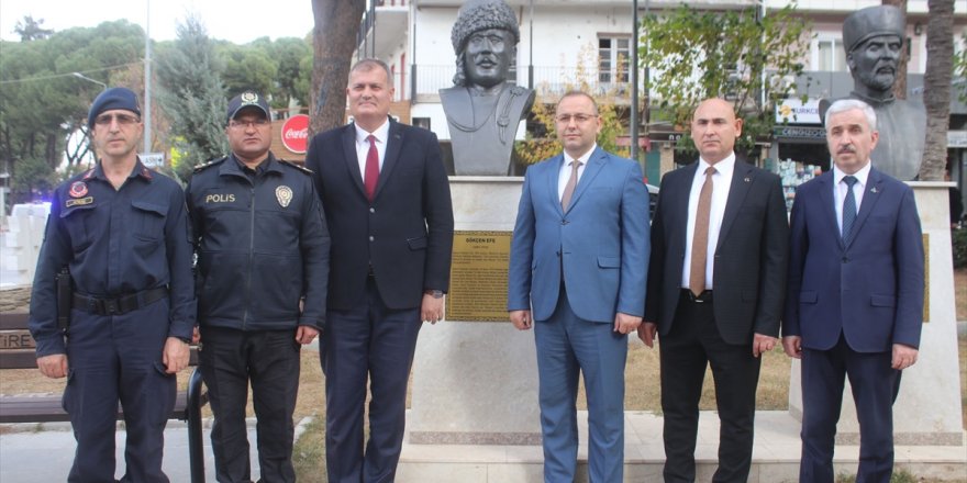 Tire'de İstiklal Savaşı kahramanı Gökçen Efe'nin büstü açıldı