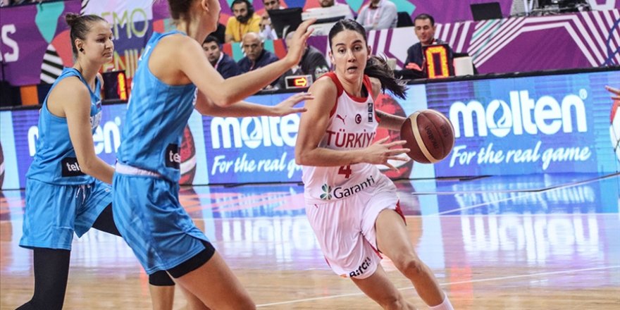 A Milli Kadın Basketbol Takımı, Avrupa Şampiyonası Elemeleri'nde Slovenya'yı yendi