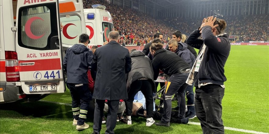 Göztepe-Altay maçında yaralanan taraftarın sağlık durumu iyiye gidiyor