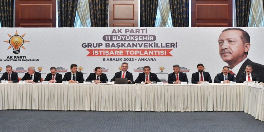 CHP'li 11 büyükşehir belediyesinin AK Parti grup başkanvekilleri Ankara'da toplandı