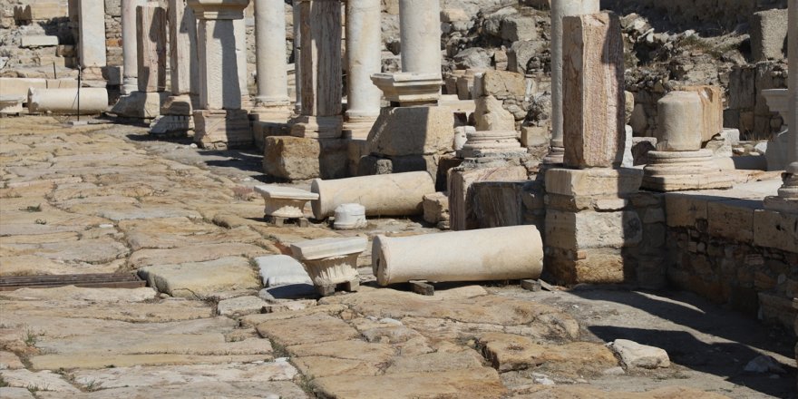 Denizli'deki Tripolis Antik Kenti kazılarında 10 yıl geride kaldı