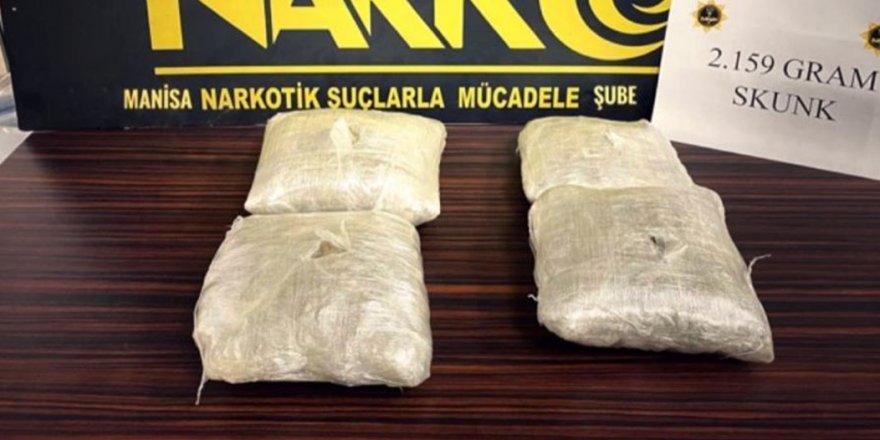 Manisa'daki uyuşturucuyla yakalanan 2 şüpheli tutuklandı