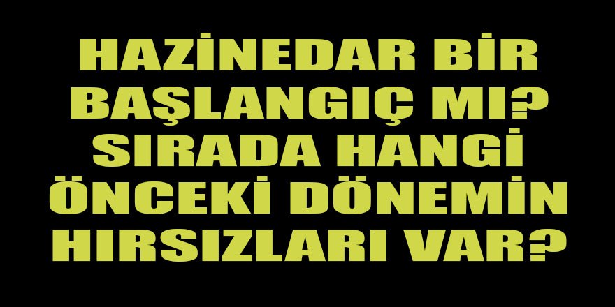 Hazinedar, Yerel Yönetimlerde "Temiz Sayfaların" başlangıcı mı olacak?