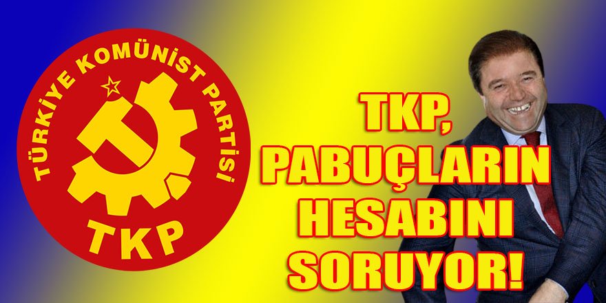 TKP, CHP'li Maltepe belediyesi önünde vekillere gönderilen "pabuç"ların hesabını başkan Kılıç'a soracak!