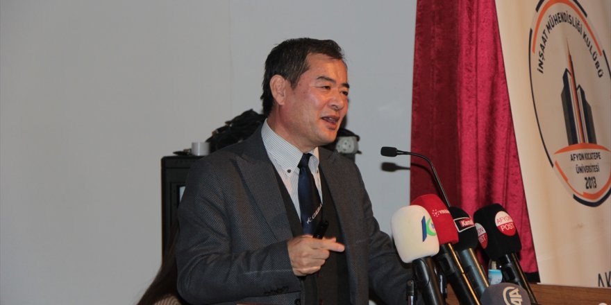 Japon deprem uzmanı Yoshinori Moriwaki, Afyonkarahisar'da konuştu