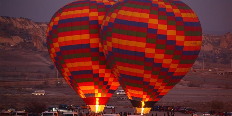Kapadokya'da geçen yıl 662 bin turist balon turuna katıldı