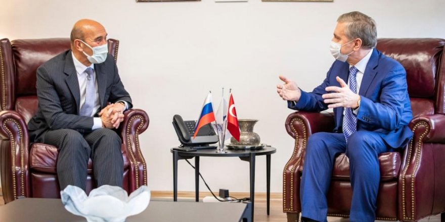 Moskova Hükümet Bakanı Cheremin'den Soyer’e ziyaret