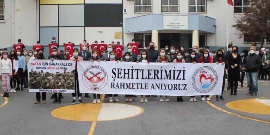 Çanakkale Şehitleri İzmir'de anıldı