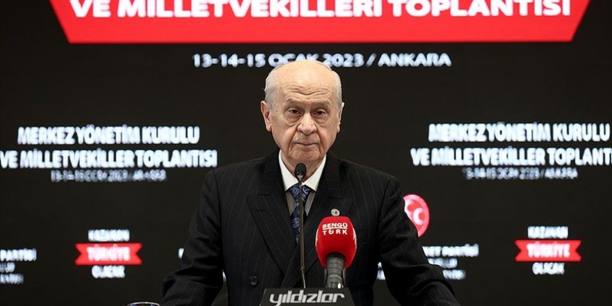 MHP Genel Başkanı Bahçeli: Cumhurbaşkanımız Recep Tayyip Erdoğan'ın etrafında tek yumruk olalım