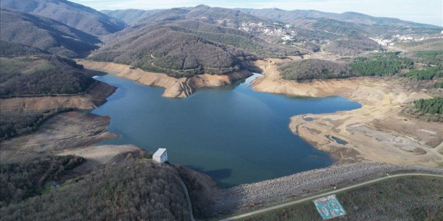 Yalova'nın içme suyu kaynağı Gökçe Barajı'nda su seviyesi yüzde 15'e düştü