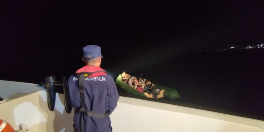 Muğla açıklarında 28 düzensiz göçmen yakalandı