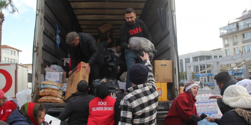 Sökede Deprem Bölgesi Için Yardım Kampanyası Başlatıldı