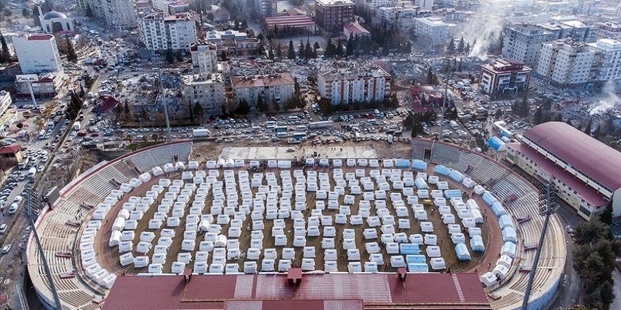 Deprem bölgesinde 50 bin 818 AFAD aile yaşam çadırının kurulumu tamamlandı