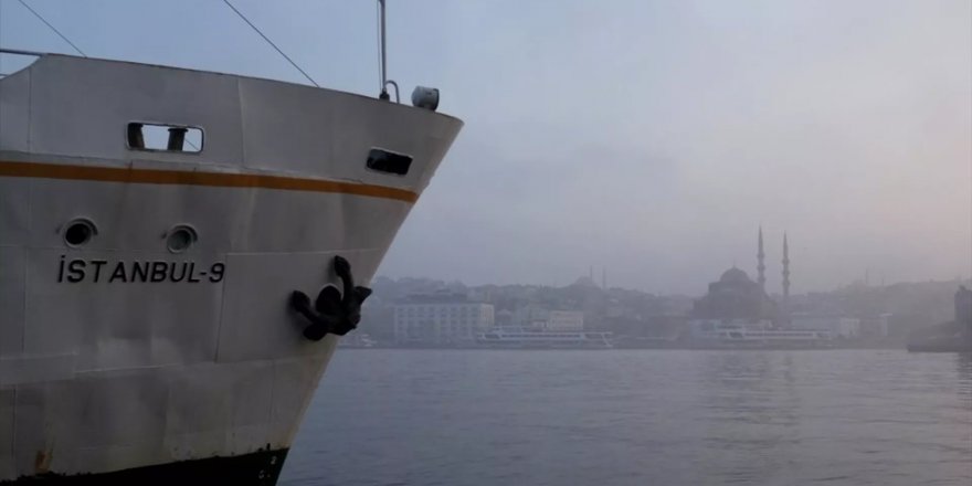 İstanbul'da bazı vapur seferleri hava muhalefeti nedeniyle yapılamıyor